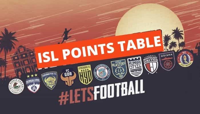 ISL Points Table
